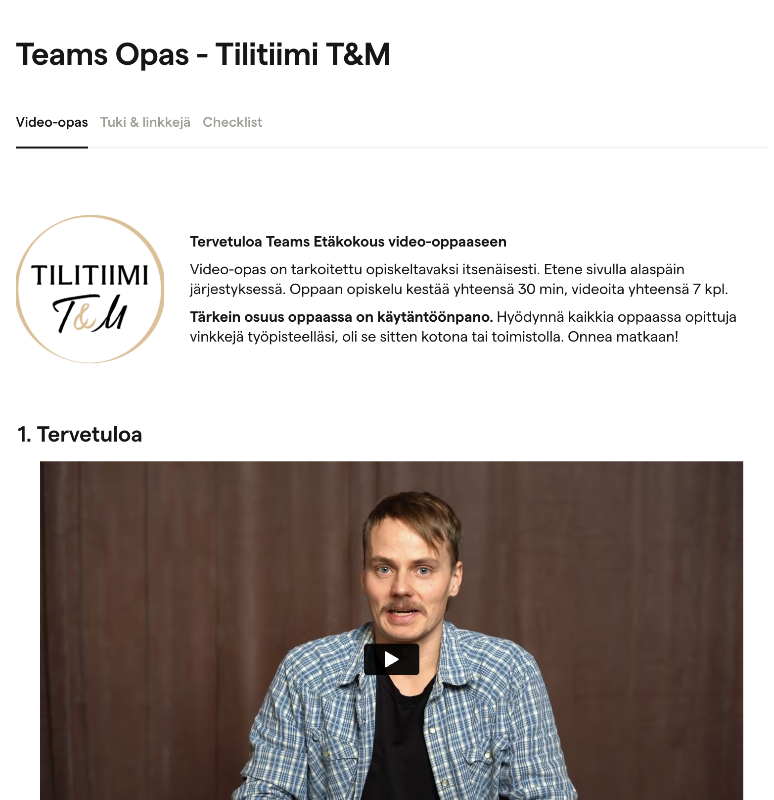 Teams Opas, etäpalaveri